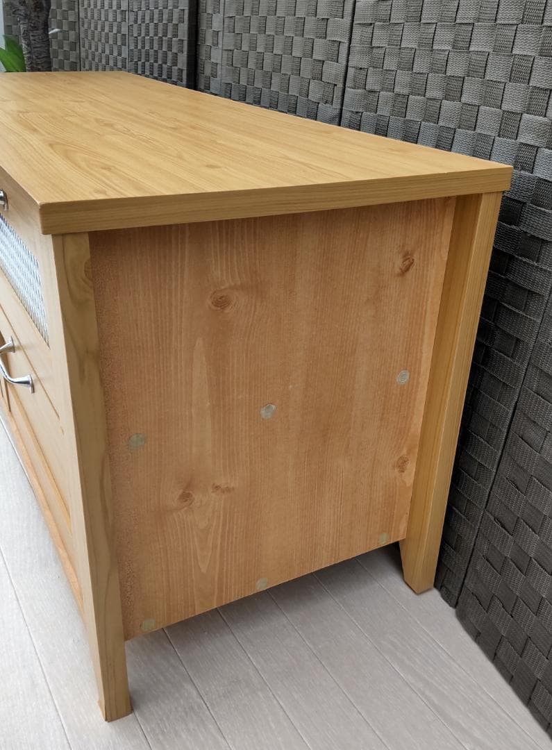 木製　テレビ台　引き出し付き　横約１１６ｃｍ×奥行約４２ｃｍ×高さ約５０ｃｍ