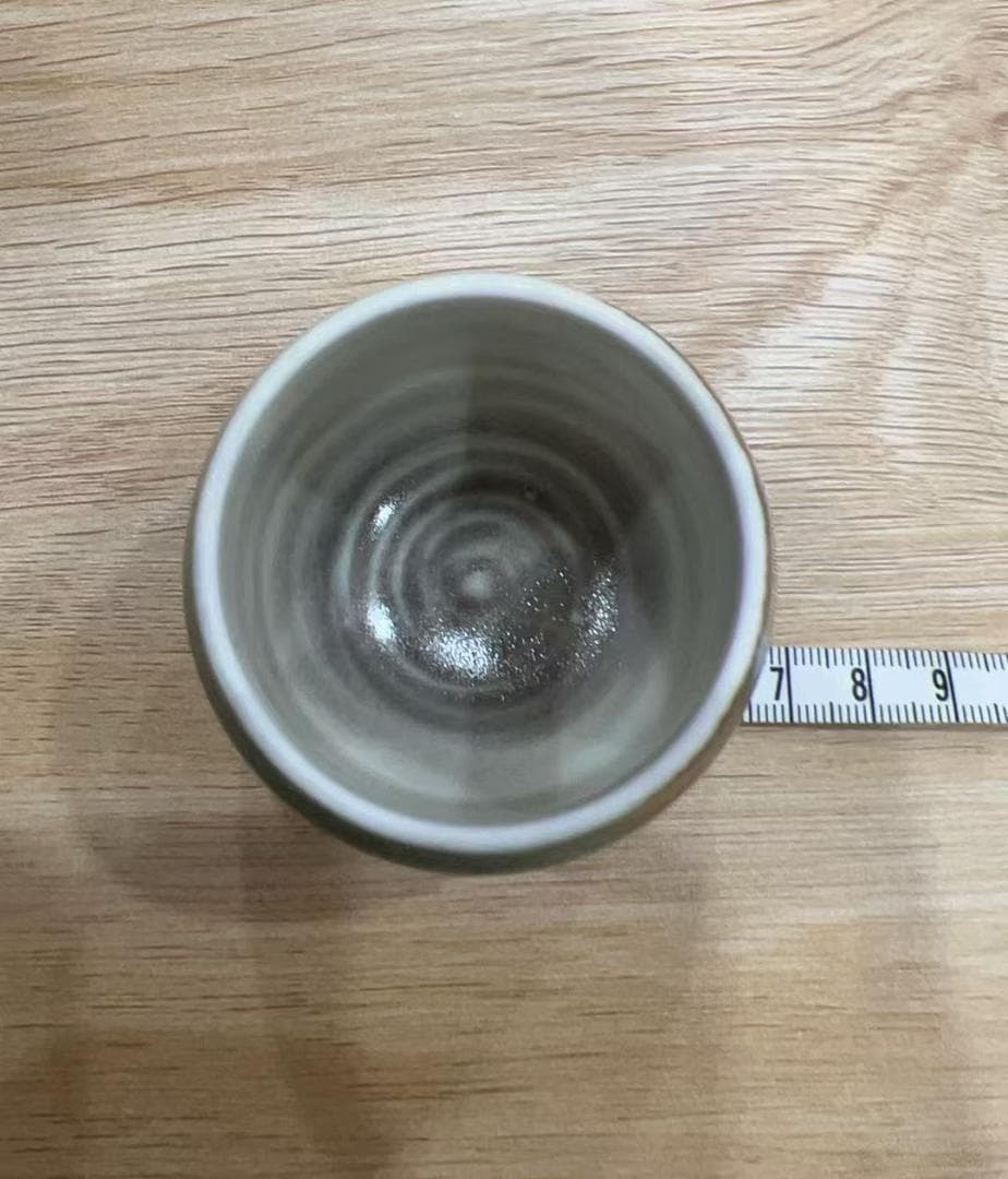 【新品】手描き牡丹と蜂図 湯のみ 名匠作