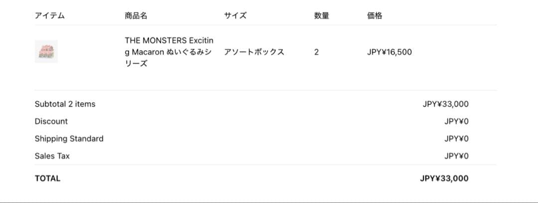 THE MONSTERS Exciting Macaron 2 アソート 正規品