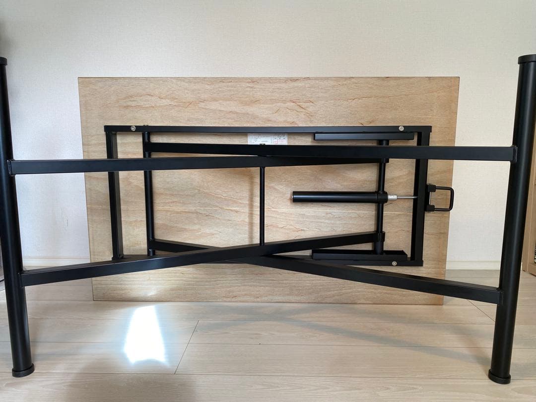 昇降ダイニングテーブル　アクティブ　ウォルナット