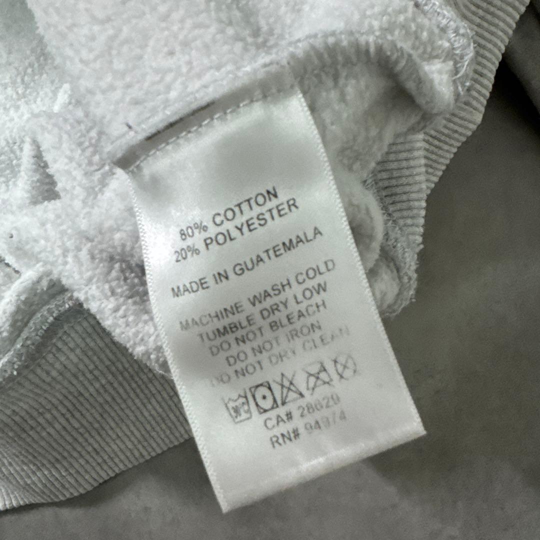 STUSSY 8ボール パーカー ステューシー フーディ 両面ロゴ グレー M