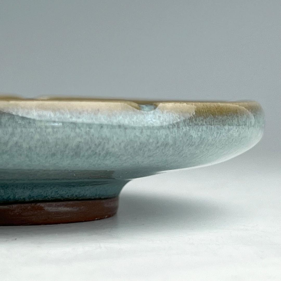 鈞窯紫斑釉陵花台 唐物 中国古玩 中国美術 唐物 擺件 A927+