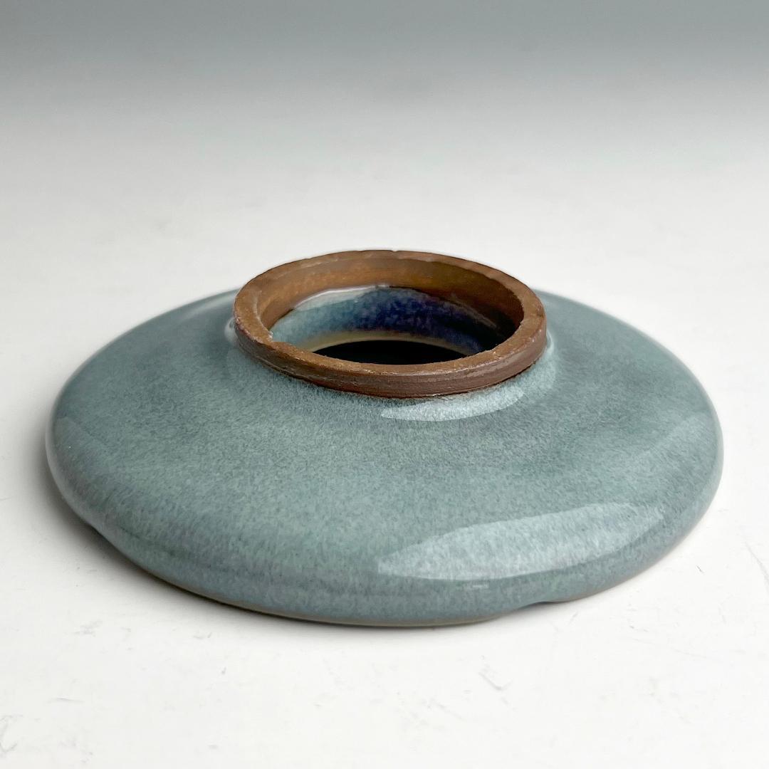 鈞窯紫斑釉陵花台 唐物 中国古玩 中国美術 唐物 擺件 A927+