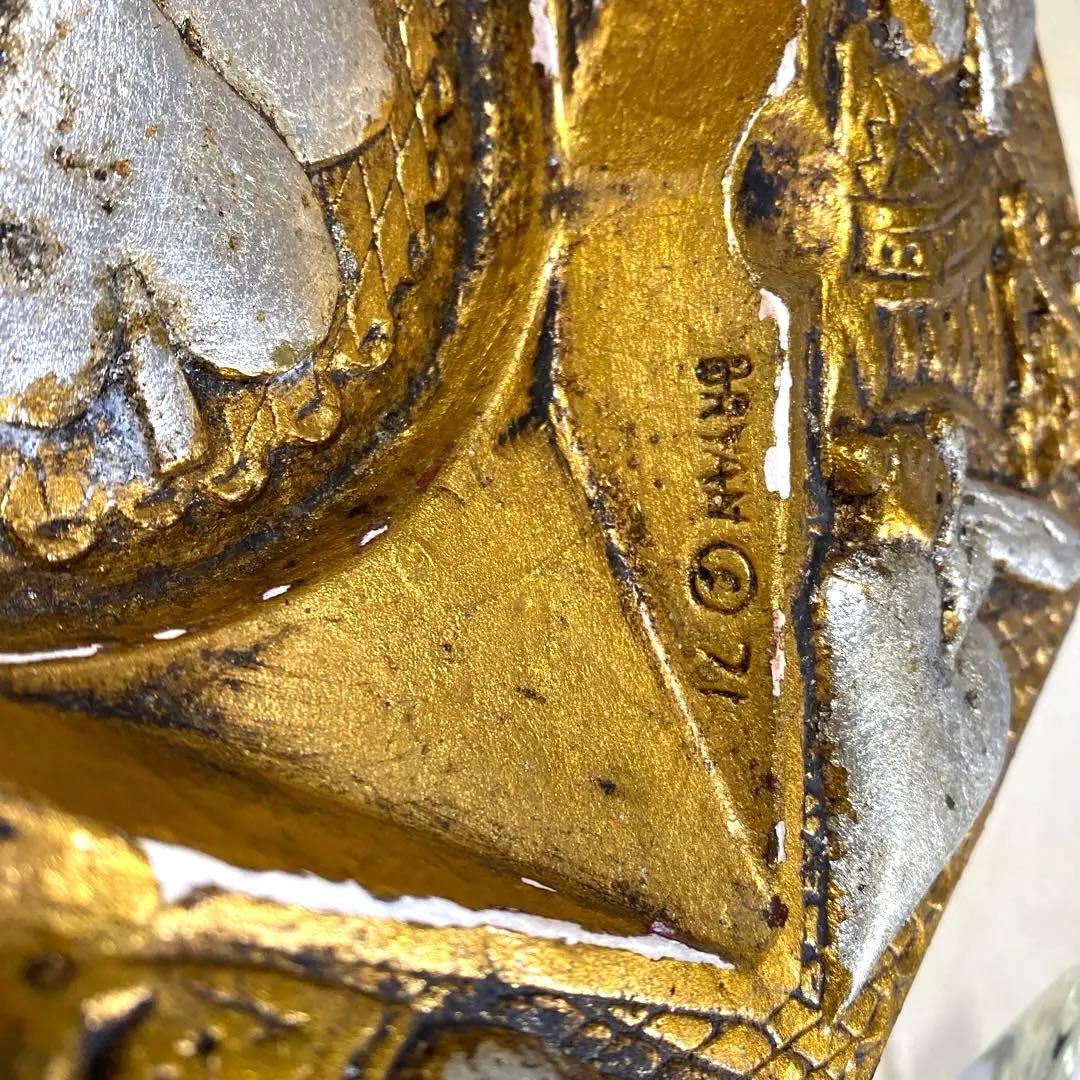 ヴィンテージ60sミッドセンチュリー灰皿トランプ彫刻