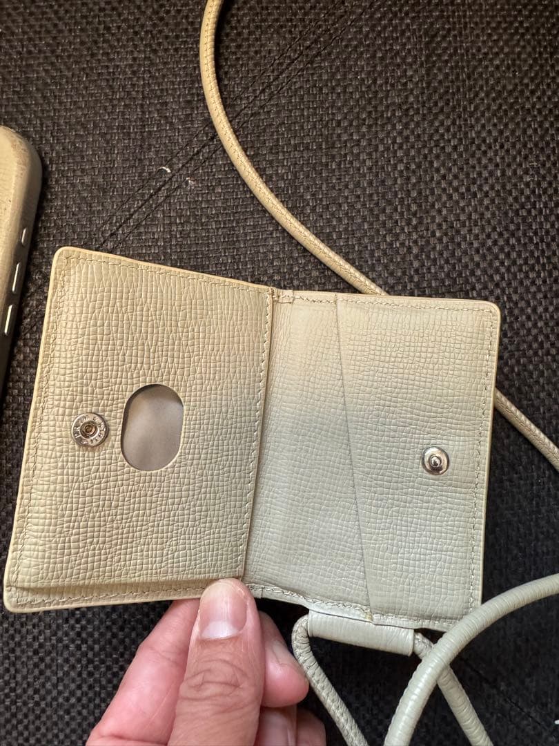 objcts.io 土屋鞄 iPhone15proカードケース ホワイトベージュ