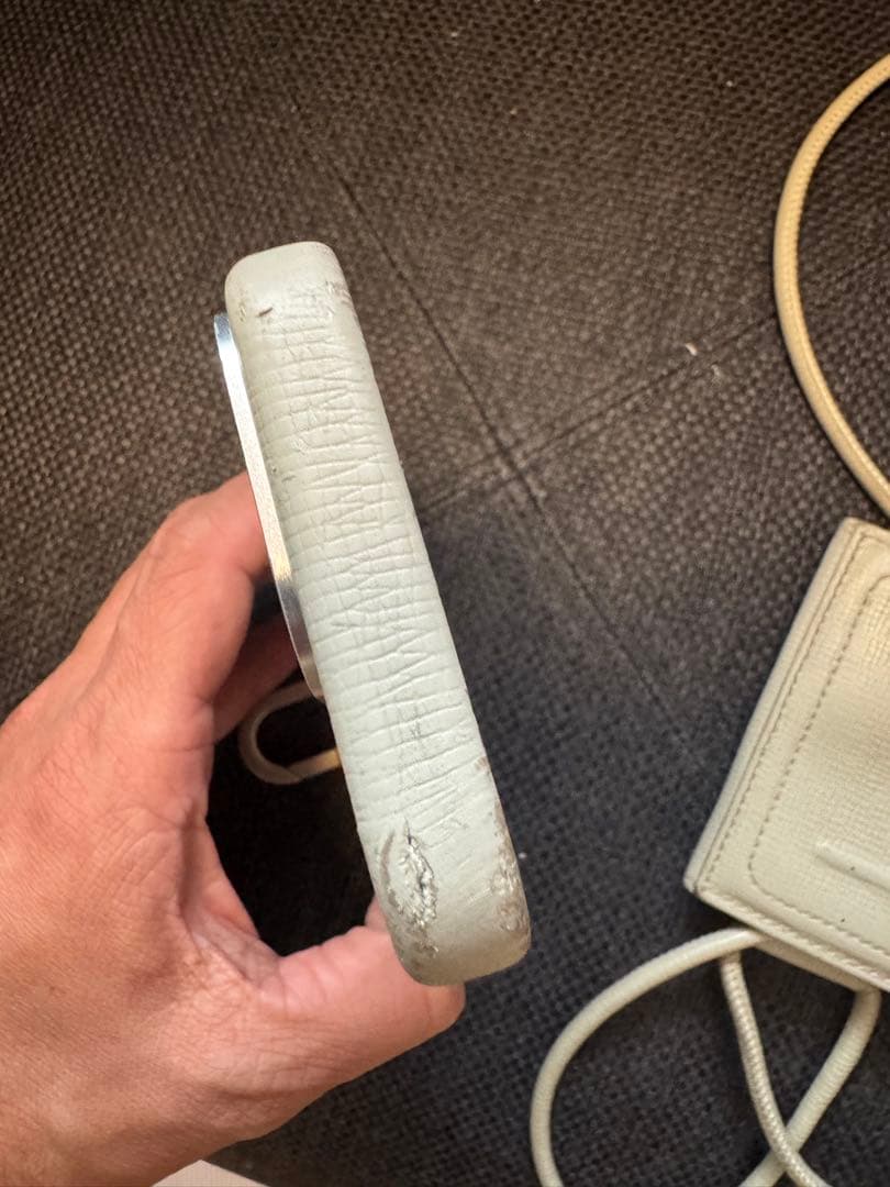 objcts.io 土屋鞄 iPhone15proカードケース ホワイトベージュ