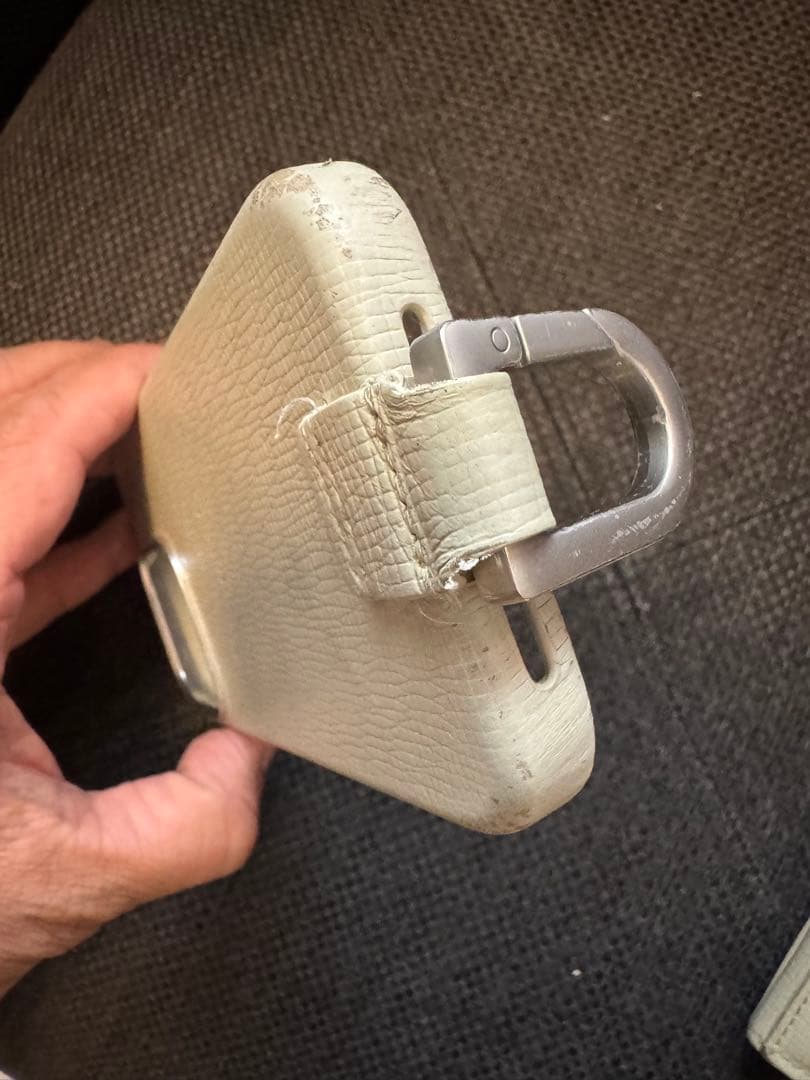 objcts.io 土屋鞄 iPhone15proカードケース ホワイトベージュ