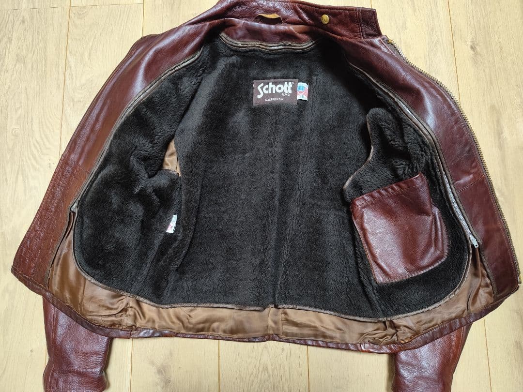 こ*ん様 ショット 38 M L 641 シングルライダース レザージャケット