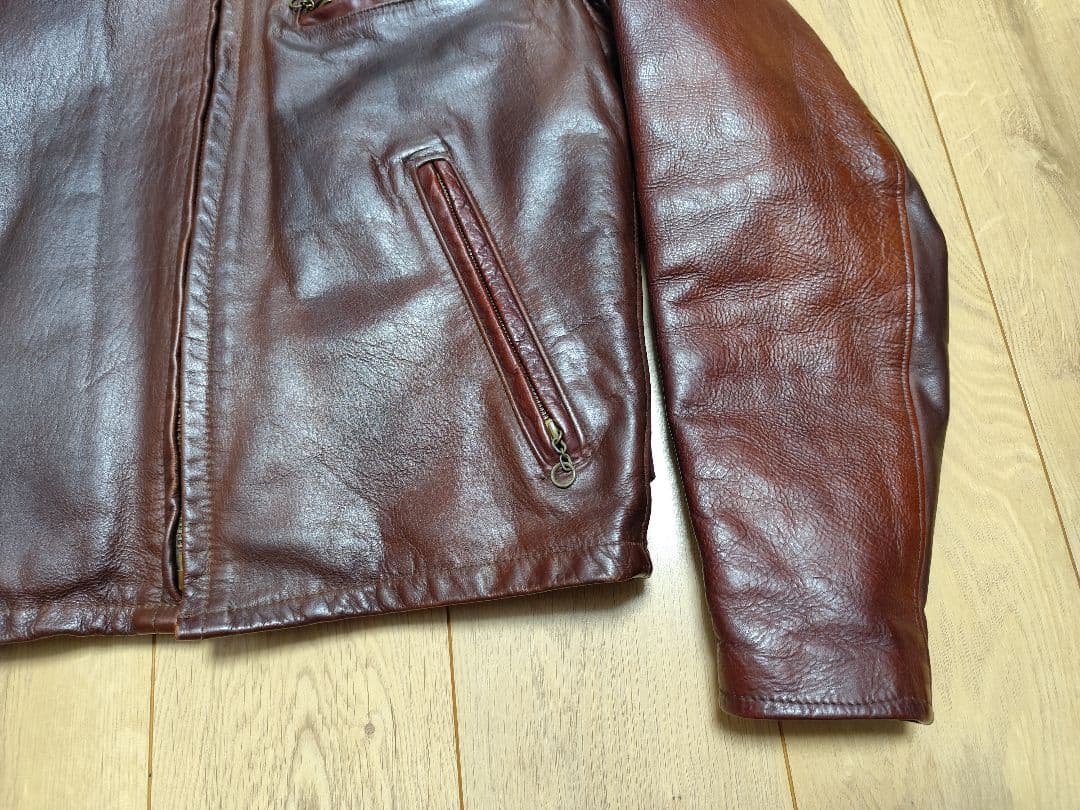 こ*ん様 ショット 38 M L 641 シングルライダース レザージャケット