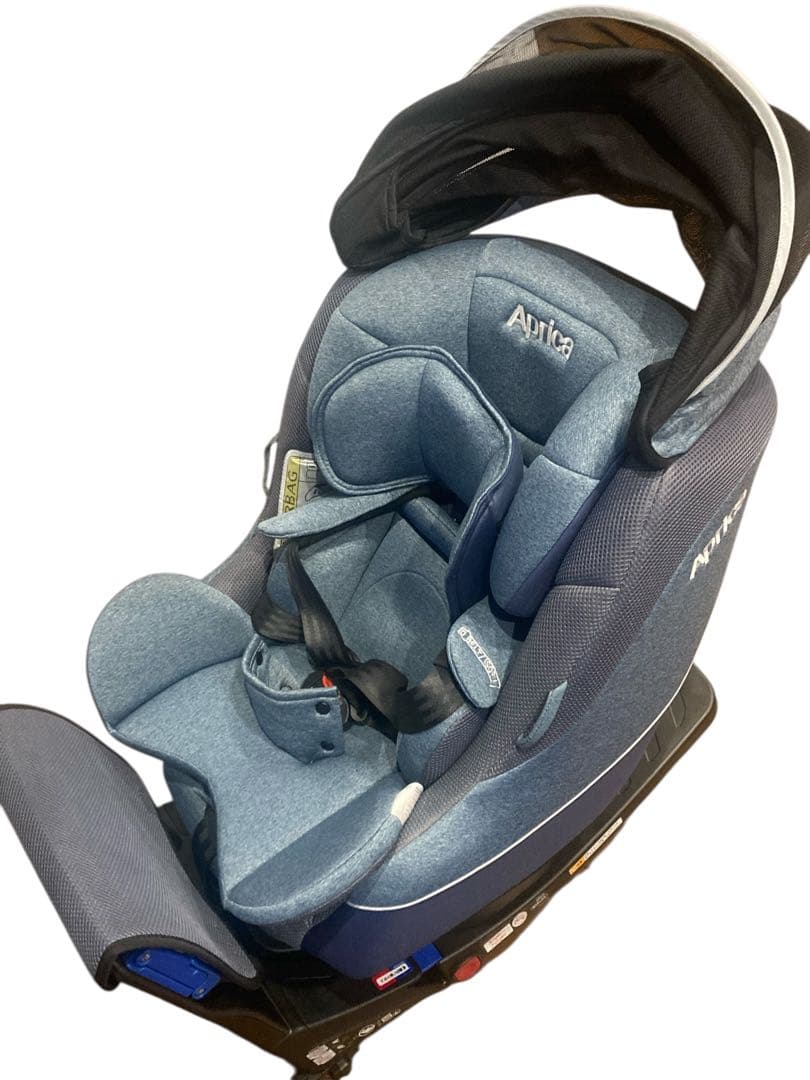 【美品】アップリカ クルリラ AD ISOFIX チャイルドシート 新生児回転式