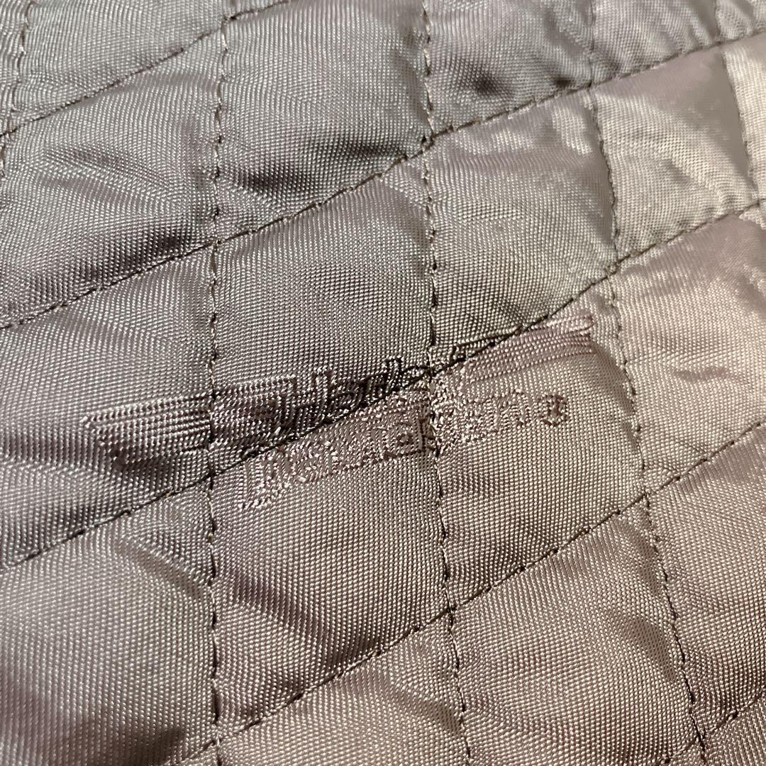 ハーレーダビッドソン ライダースジャケット 襟 キルティング ダークブラウン L