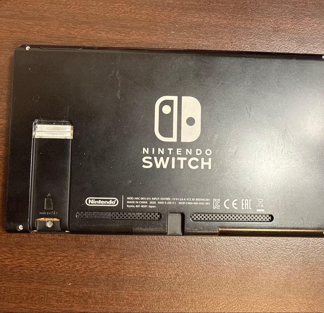 付属品完備 Nintendo Switch ネオンブルー/ネオンレッド 初期型
