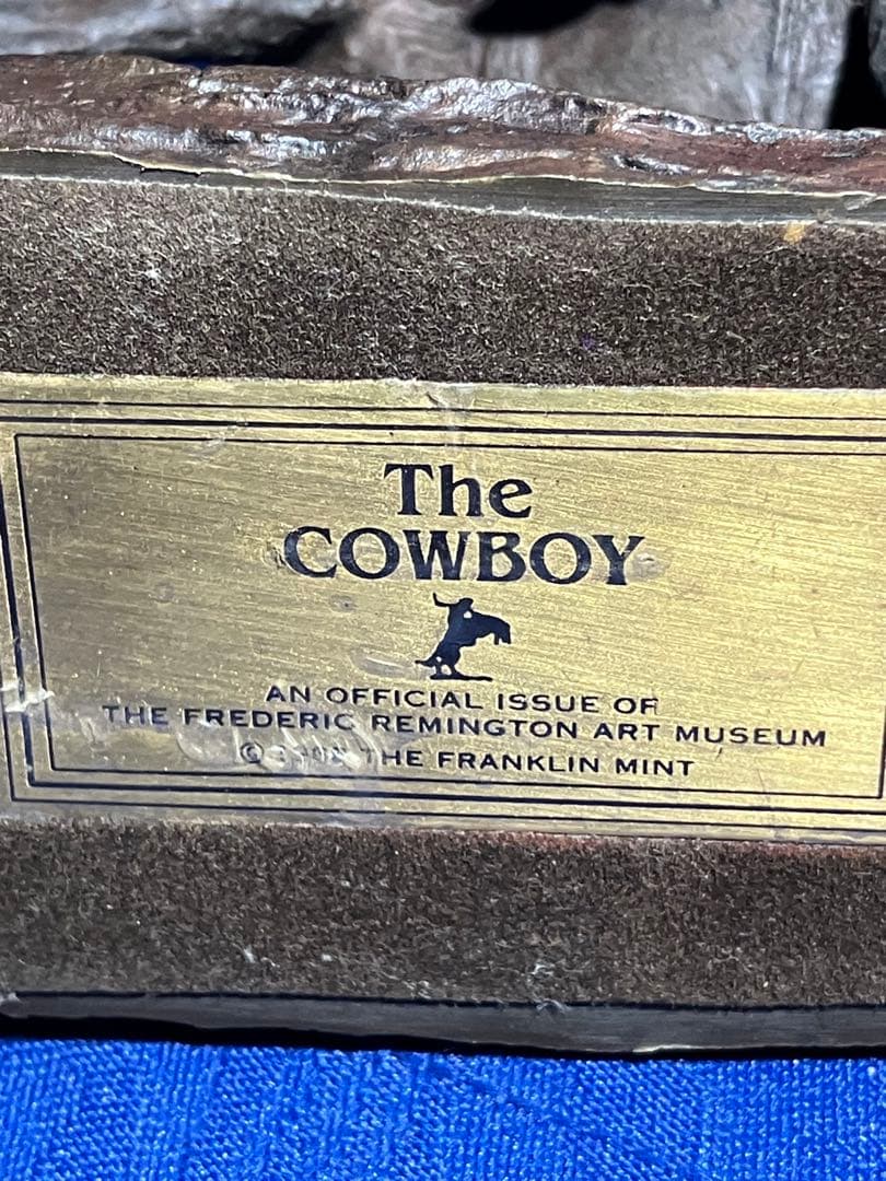 カウボーイ　ロデオ　フレデリックレミントン　The COWBOY ブロンズ像風