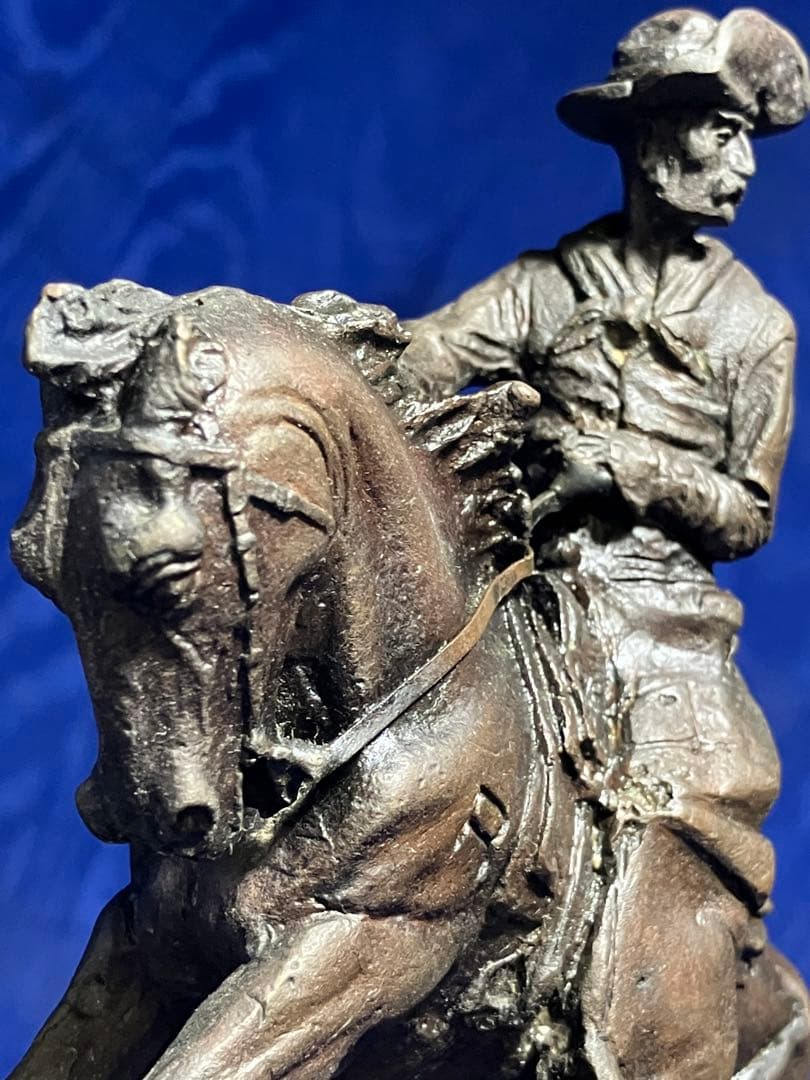 カウボーイ　ロデオ　フレデリックレミントン　The COWBOY ブロンズ像風