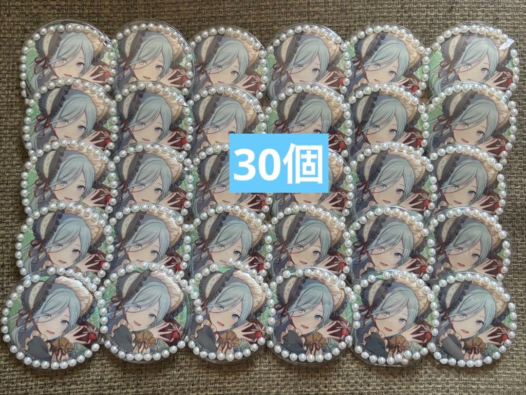 プロセカ 日野森雫 グリッター缶バッジ カラパレ 購入特典　バレンタイン　15A