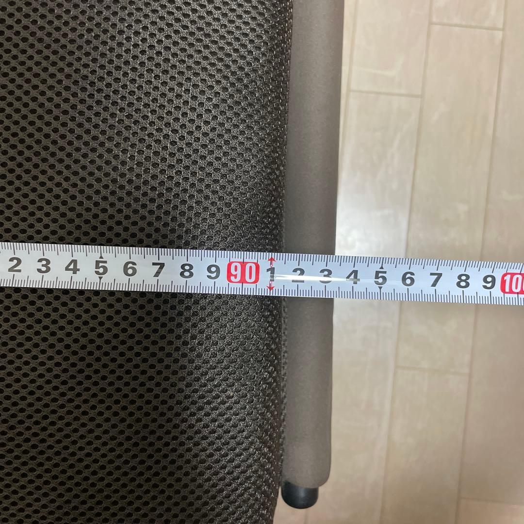 折りたたみベッド ダークブラウン メッシュ