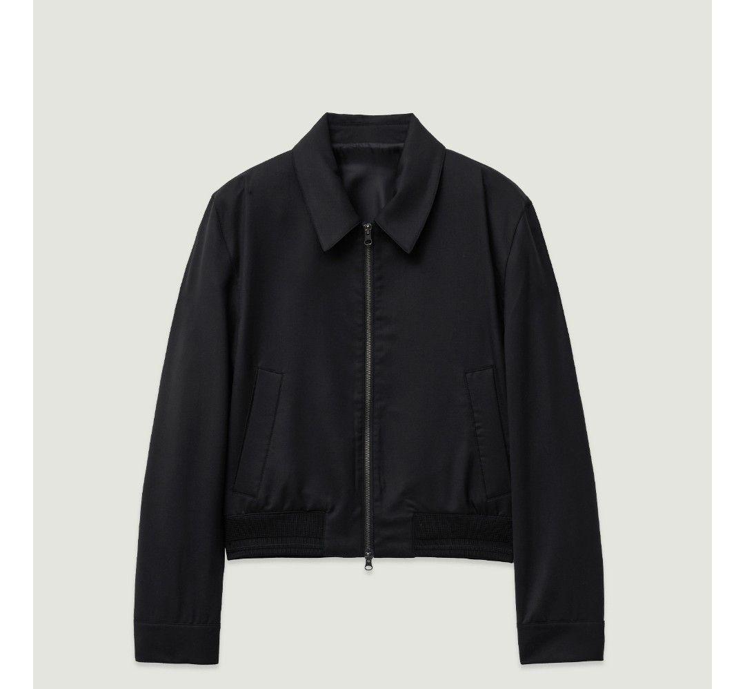 LMOOD セレニティウールブルゾンジャケットブラック