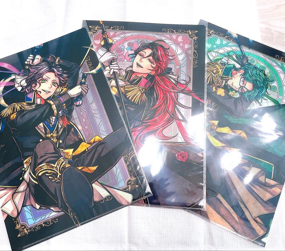 【18枚セット】悪魔執事と黒い猫 3周年 全執事コンプリートクリアファイル