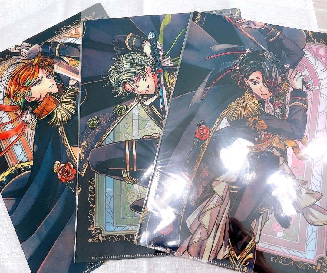 【18枚セット】悪魔執事と黒い猫 3周年 全執事コンプリートクリアファイル