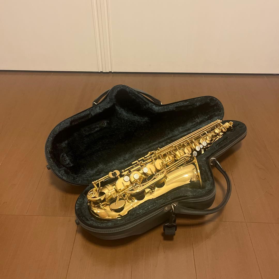 SELMER サックスケース グレー 純正品 ストラップつき