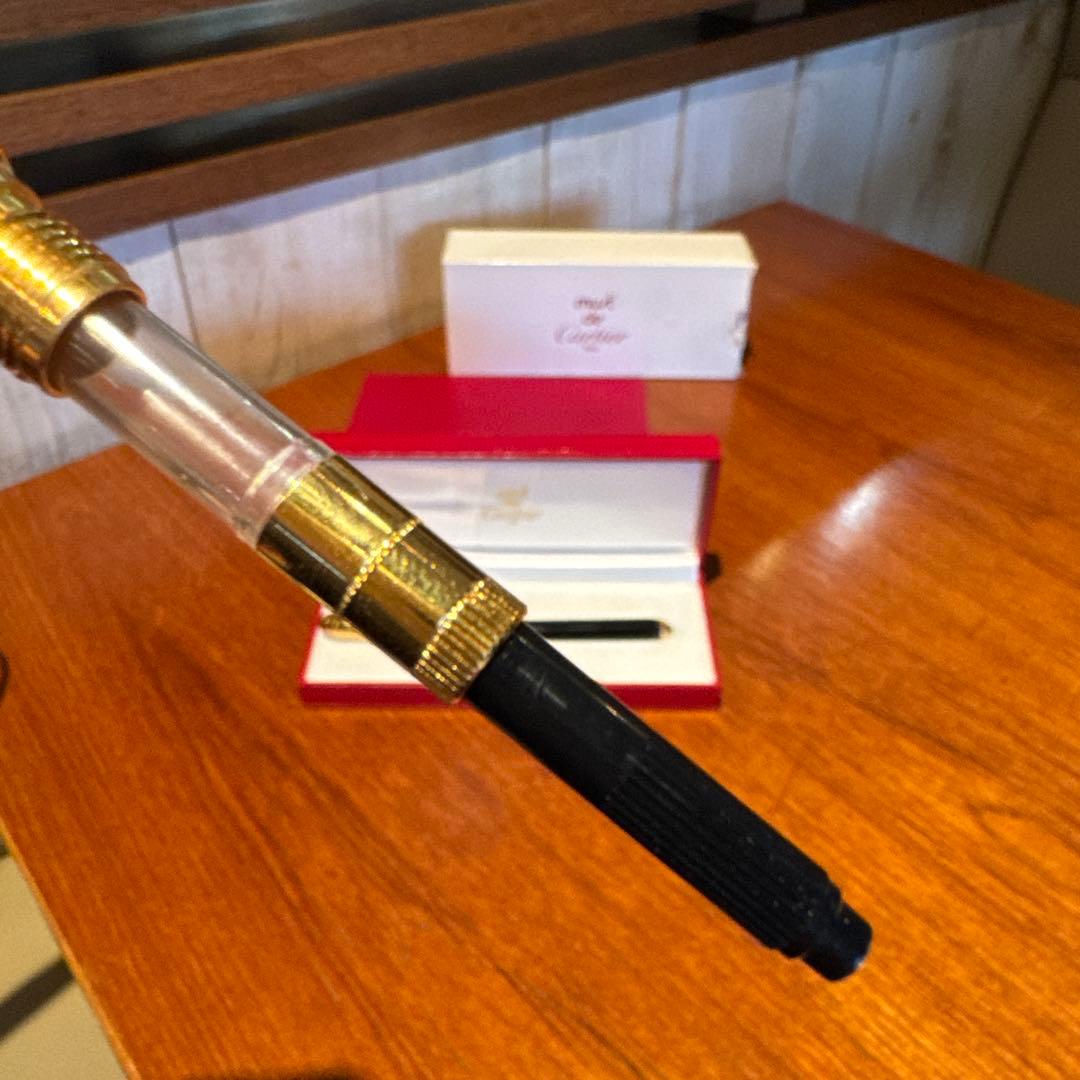 Must de Cartier カルティエ 万年筆 18k