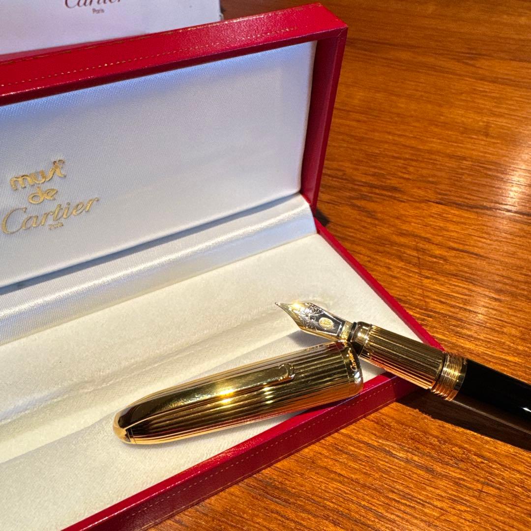 Must de Cartier カルティエ 万年筆 18k