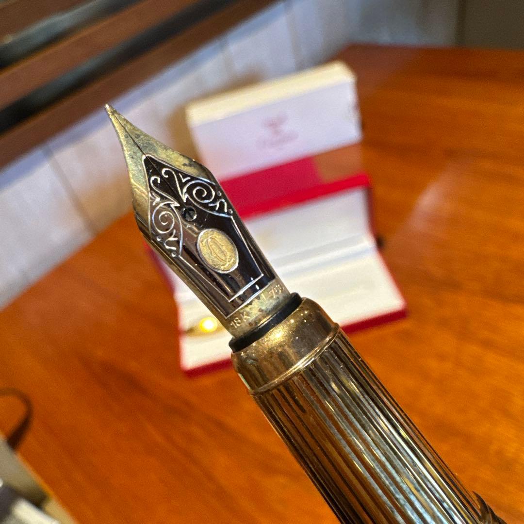 Must de Cartier カルティエ 万年筆 18k