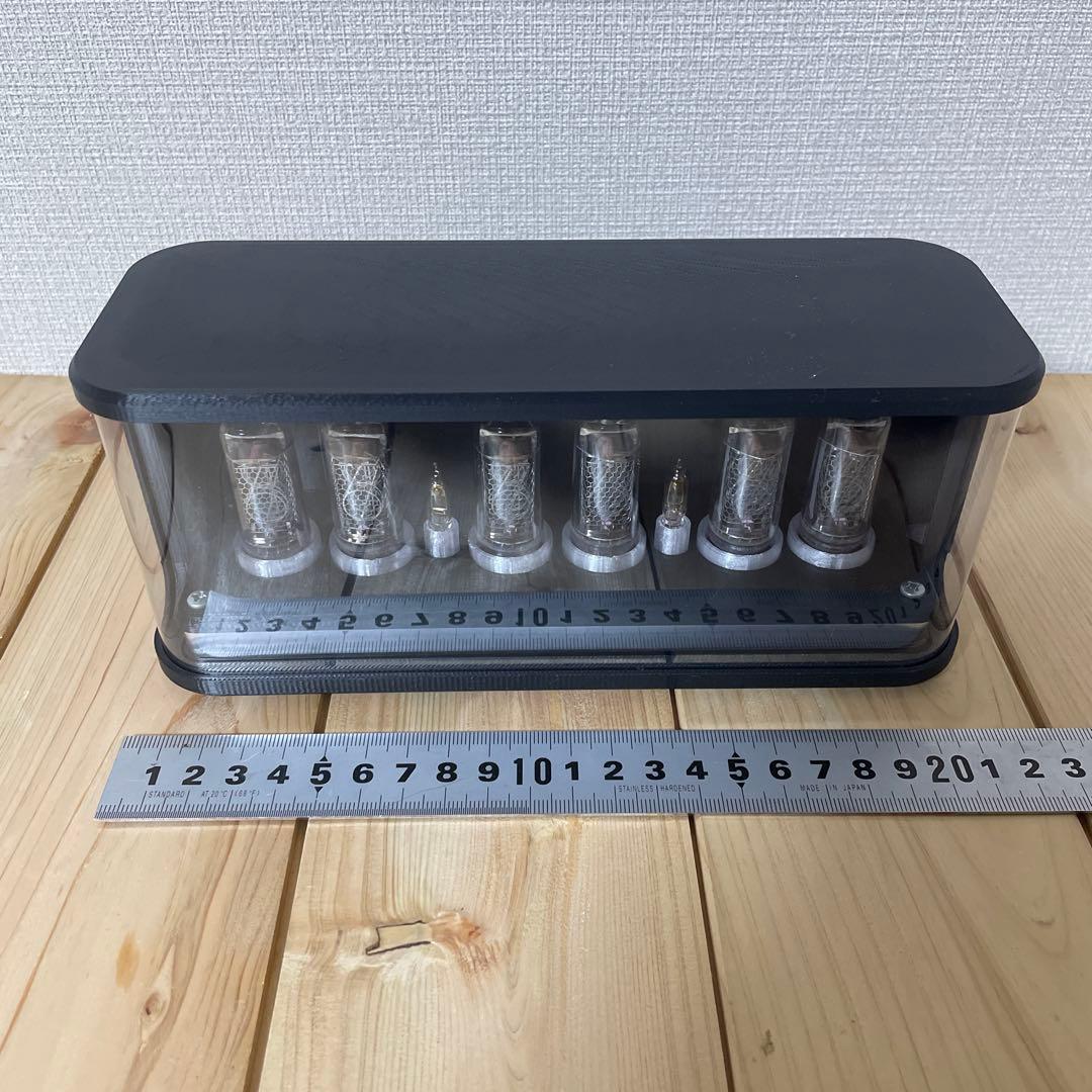 ニキシー管時計 NIXIE CLOCK IN-14 6桁 ケース付き
