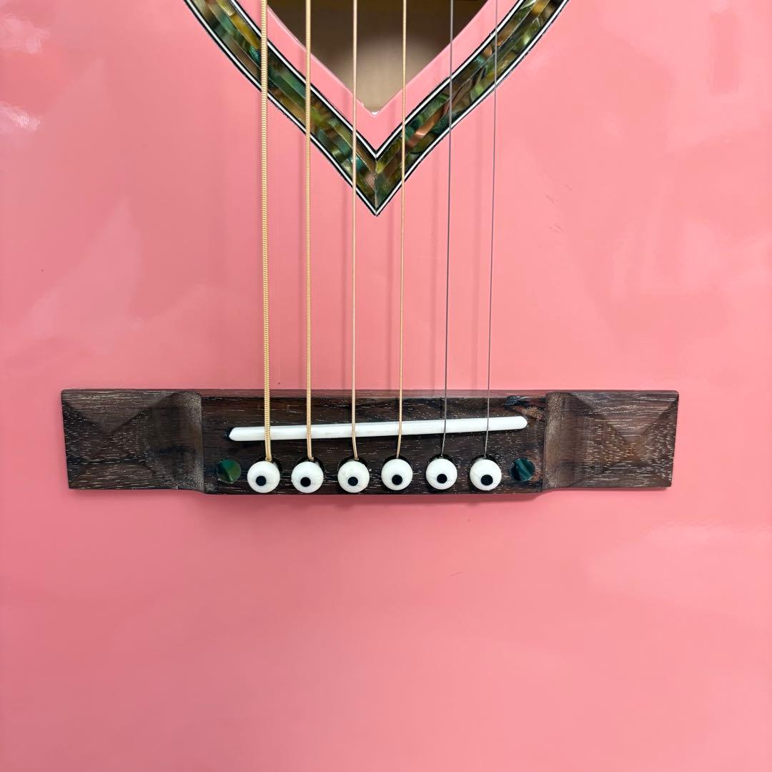 【希少】JJ Heart アコースティックギター JJC-HRTKIT ピンク