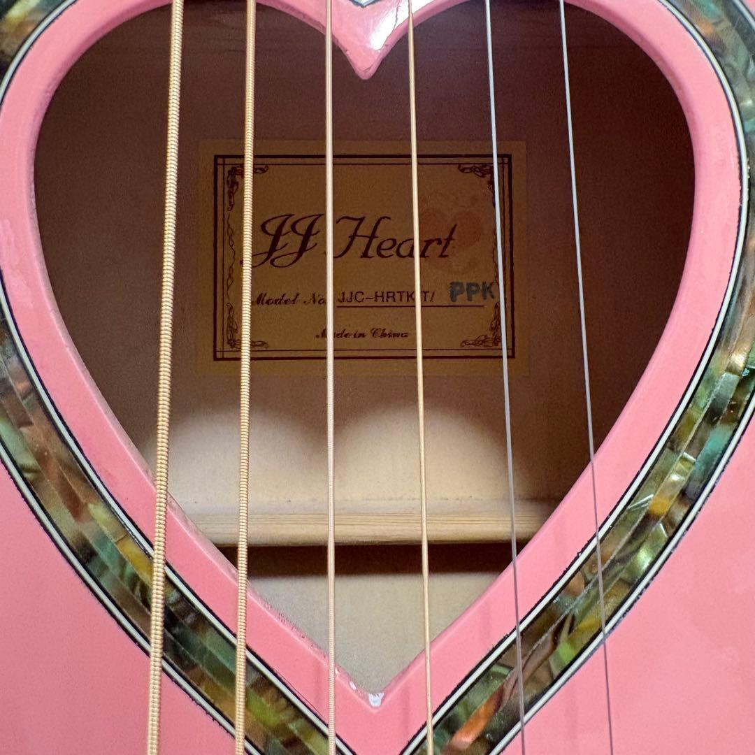 【希少】JJ Heart アコースティックギター JJC-HRTKIT ピンク