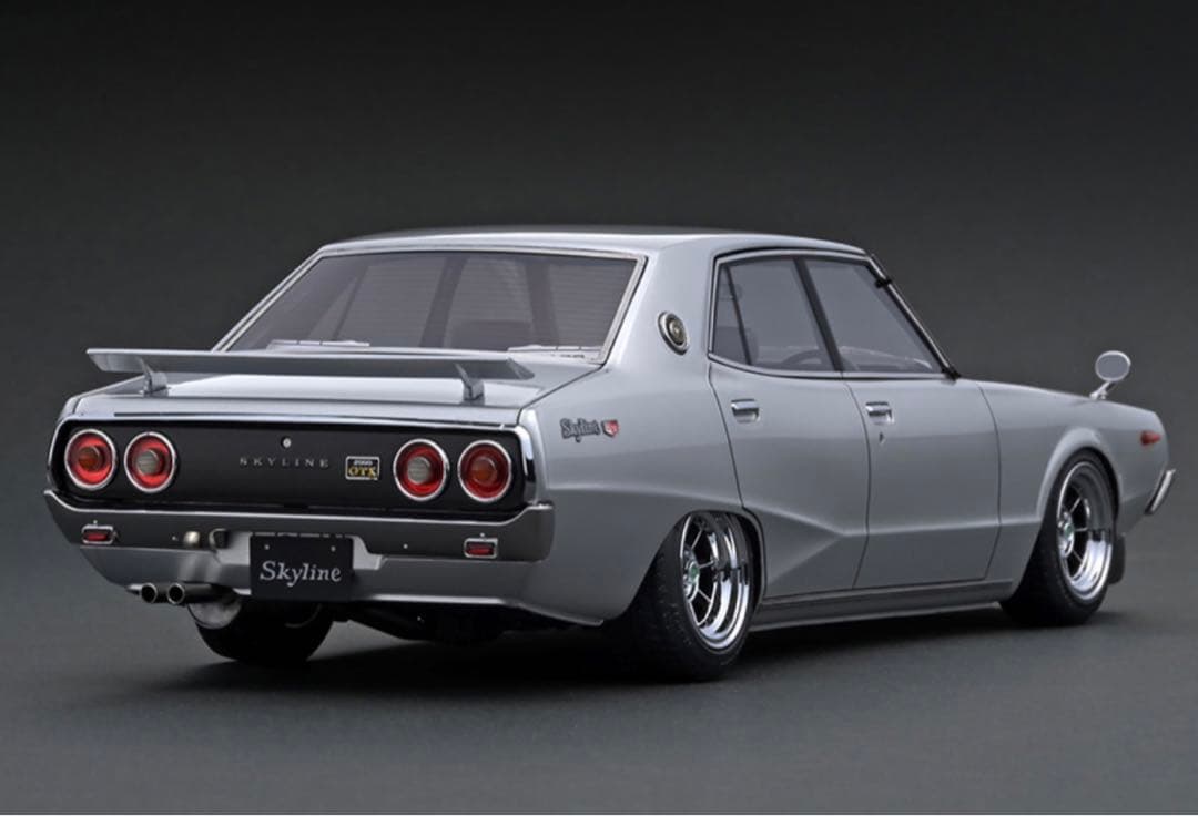 IG1978 1/18 Skyline 2000GT-X Silver ヨンメリ