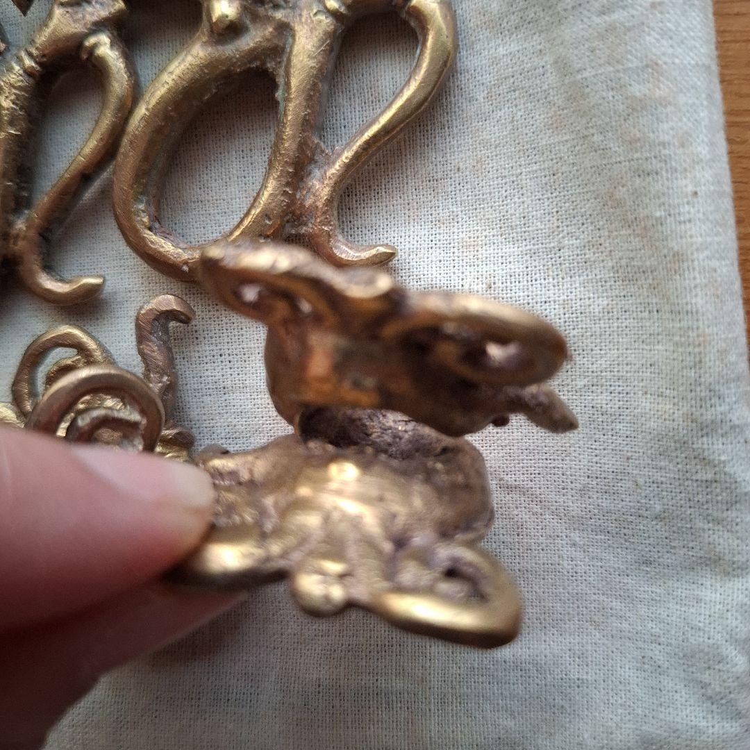 【希少】Orang ulu イヤリング 真鍮 アンティーク 部族 まとめ売り