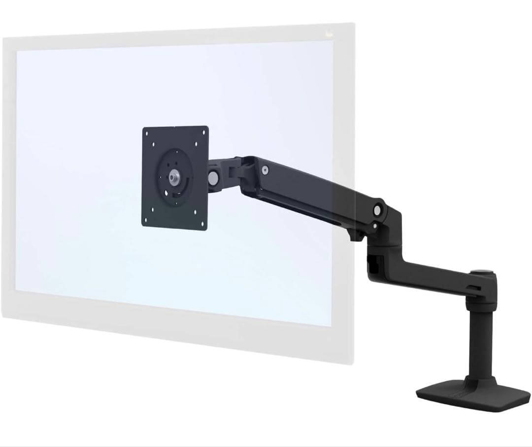 ERGOTRON LX デスク モニターアーム マットブラック 34インチ