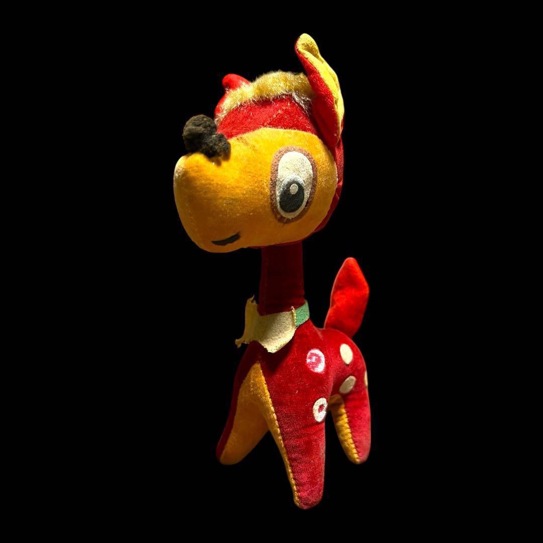 《入手困難》昭和レトロ 内藤ルネ 陶器製バンビ親子セット 置物