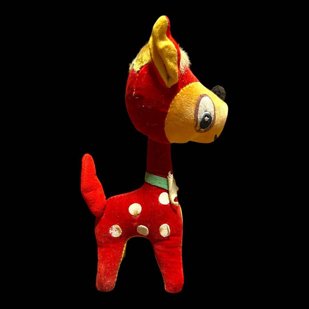 《入手困難》昭和レトロ 内藤ルネ 陶器製バンビ親子セット 置物