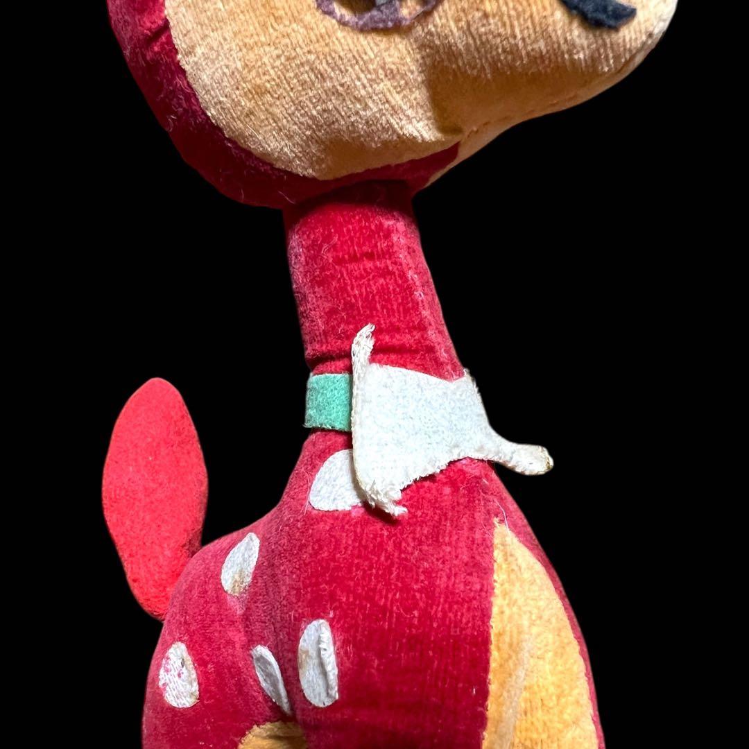 《入手困難》昭和レトロ 内藤ルネ 陶器製バンビ親子セット 置物