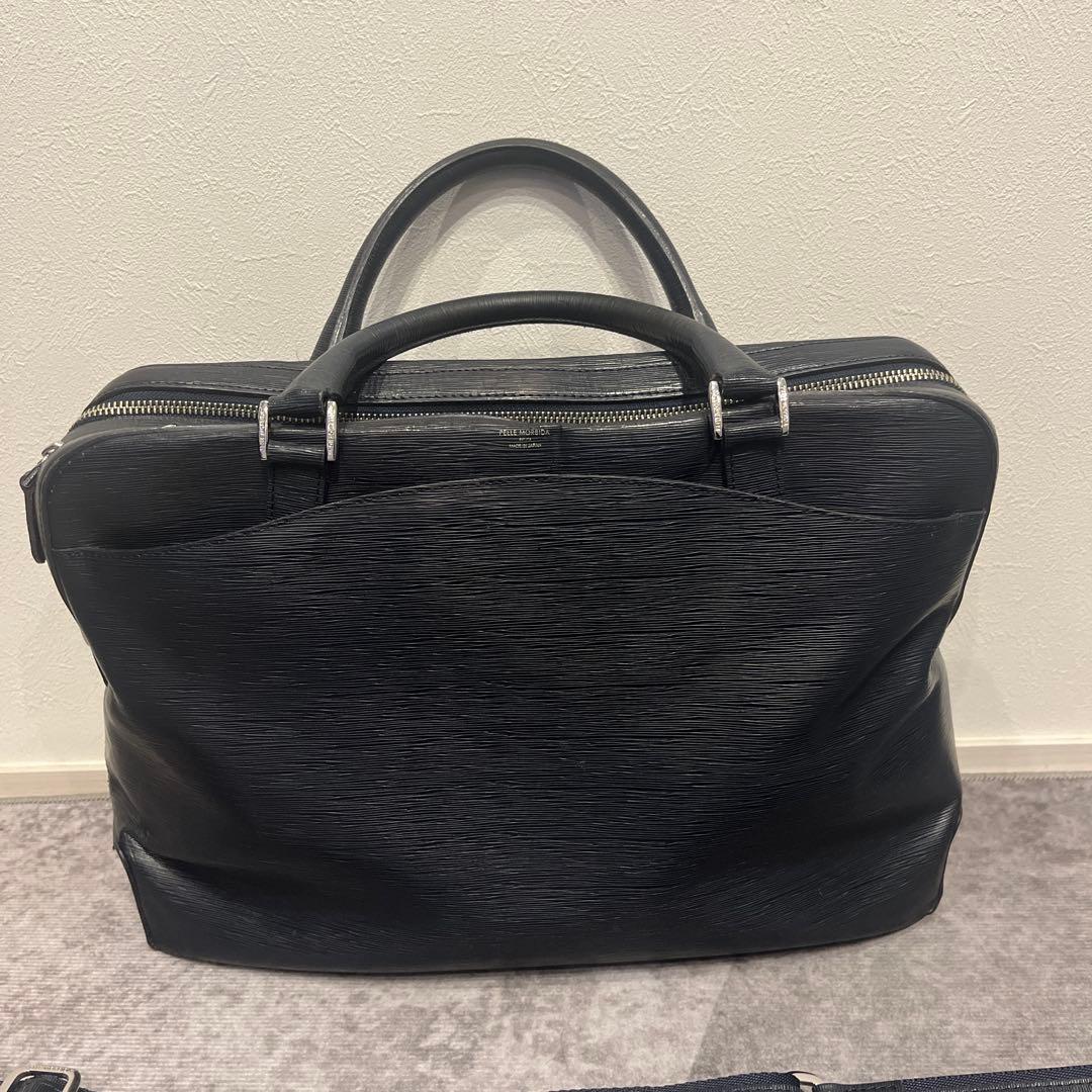 専用ペッレモルビダ　キャピターノ　ブリーフケース　ビジネスバッグ　2室　2way