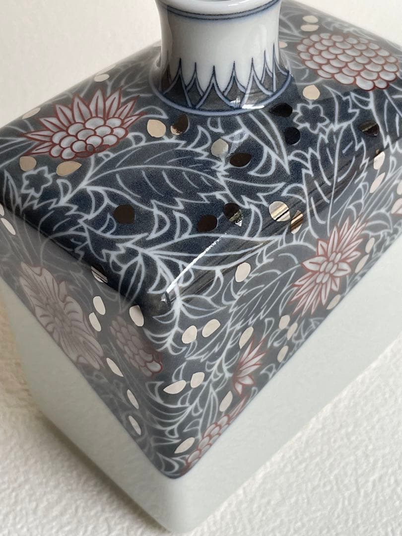 ⬇️【希少】人間国宝　十四代　今泉今右衛門　⭐︎ 本人作　花瓶