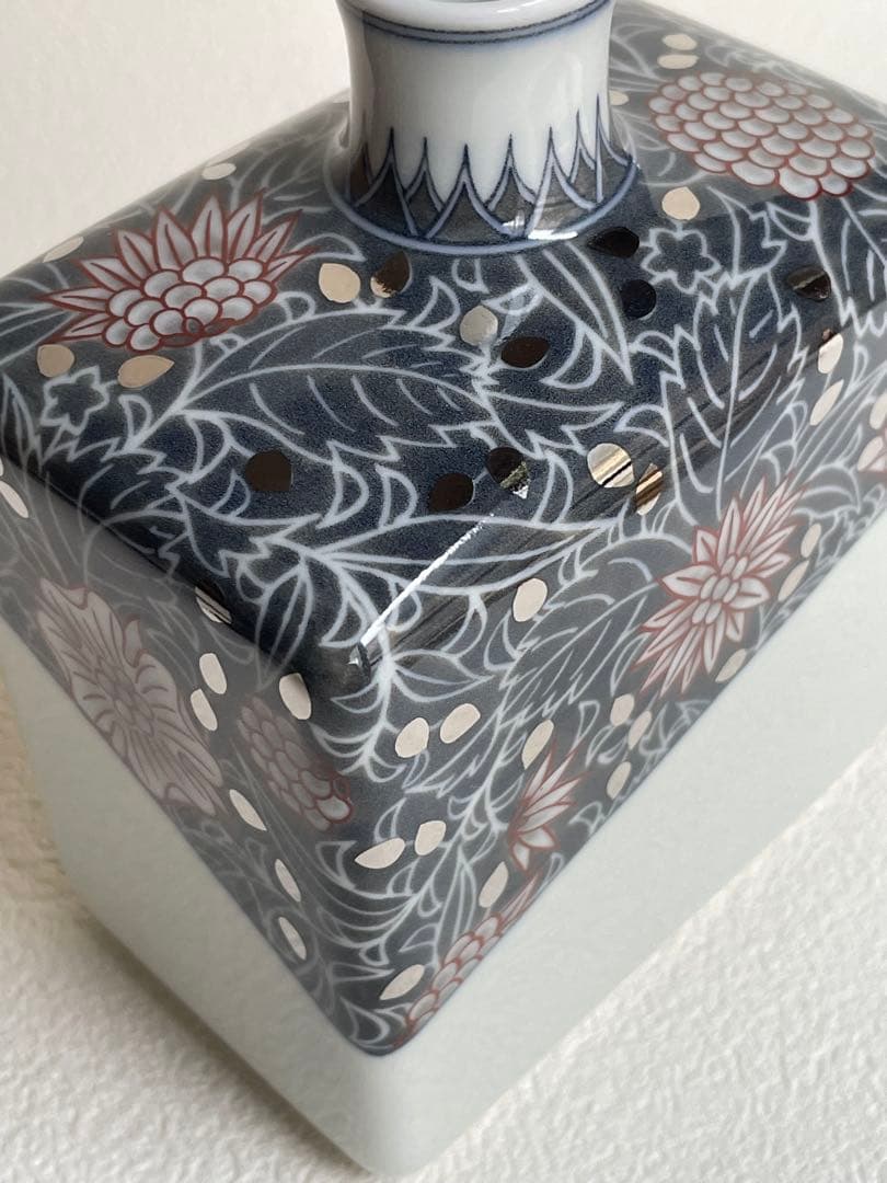 ⬇️【希少】人間国宝　十四代　今泉今右衛門　⭐︎ 本人作　花瓶