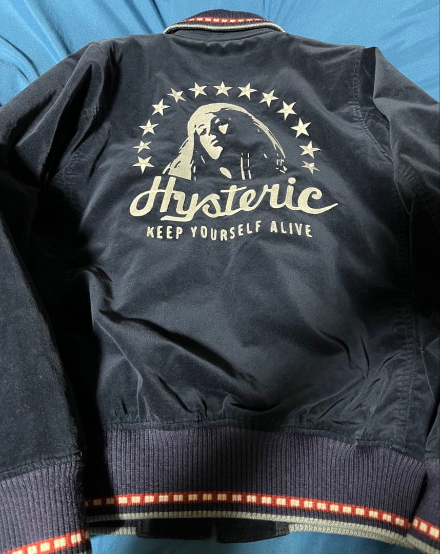 ヒステリックグラマー ベロア ジャケット　刺繍