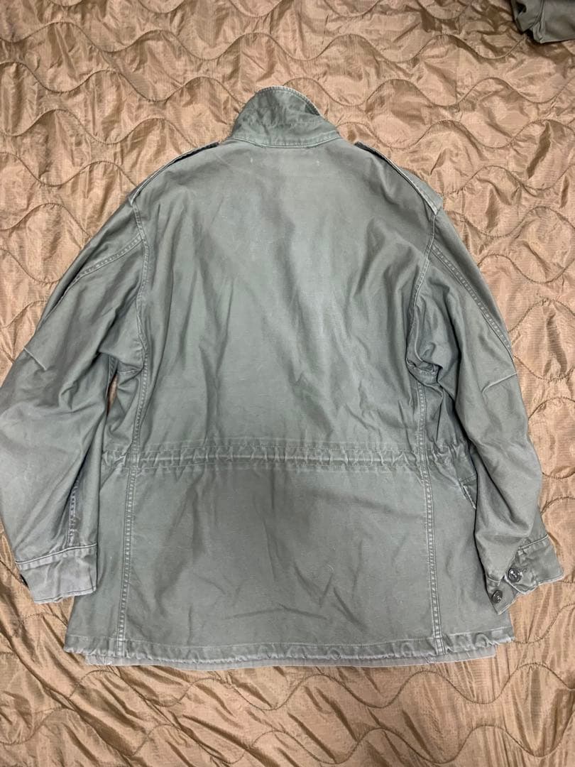 希少サイズ　M-65 米軍実物　3rd ブラスジップ　vintage アメリカ