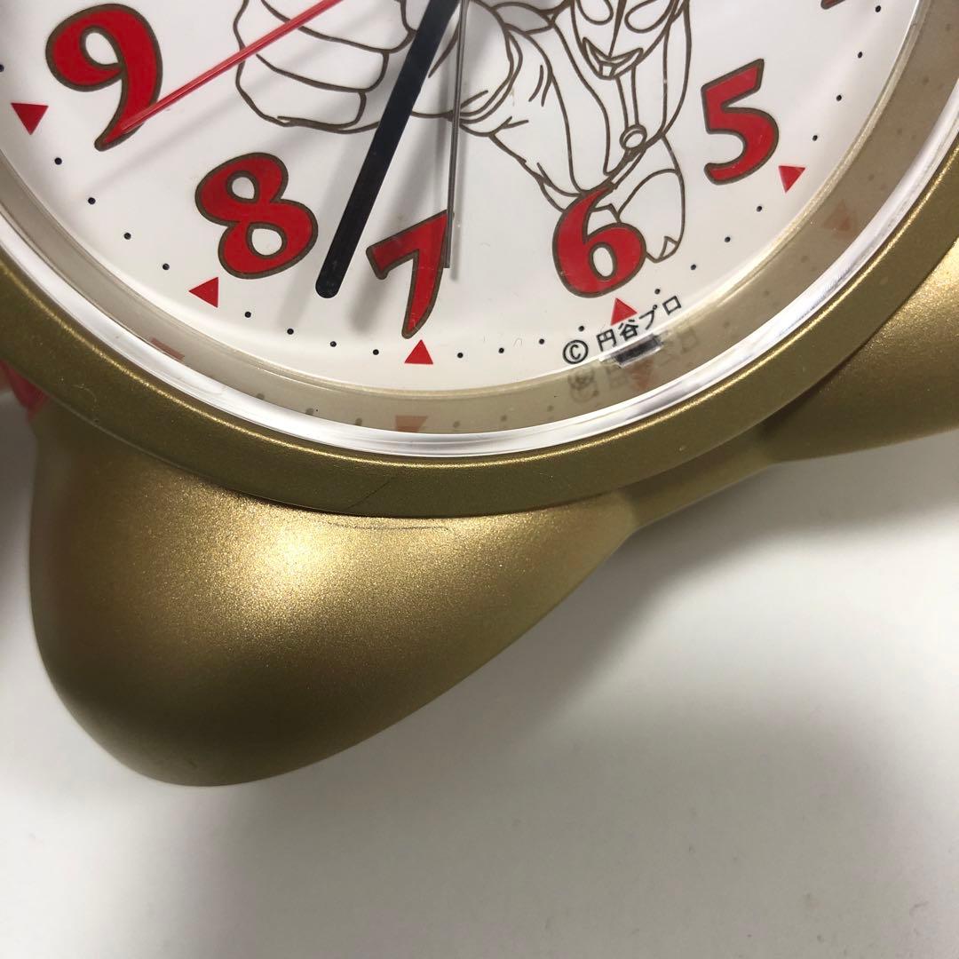 【限定】ウルトラマン　目覚まし時計　50周年限定ゴールドver 動作問題なし