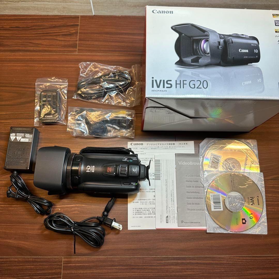 Canon IVIS フルハイビジョンビデオカメラ HF G20 2461