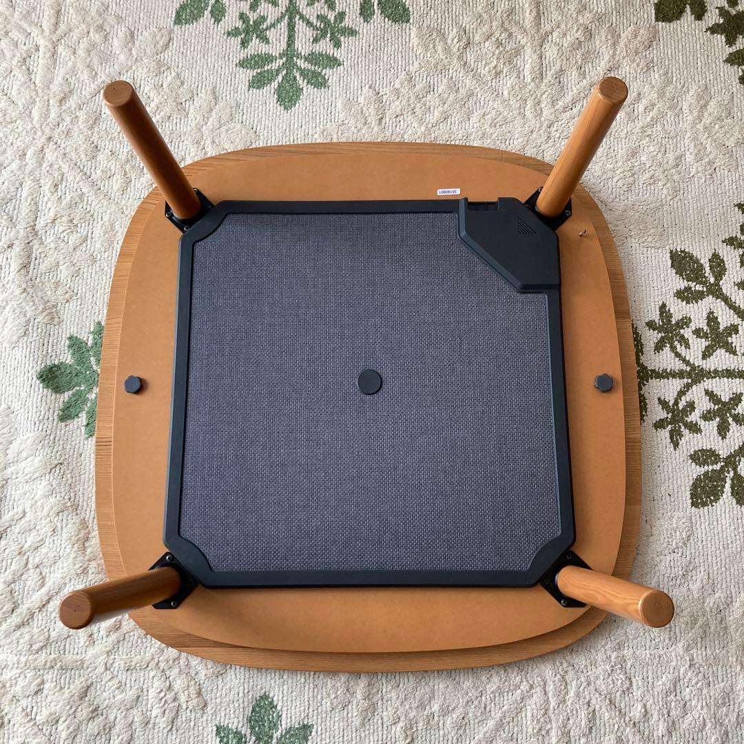 無印良品　こたつ　正方形 MJ-KSF840/N ナチュラルカラー