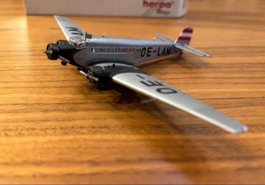 新品Herpa Junkers Ju 52/3m 1/160 絶版 OE-LAM