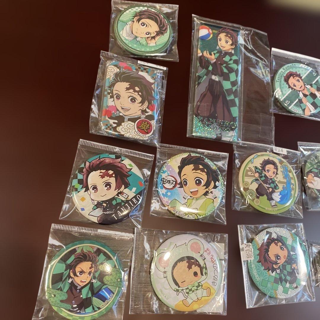 鬼滅の刃 竈門炭治郎 缶バッジ まるかくカンバッジ