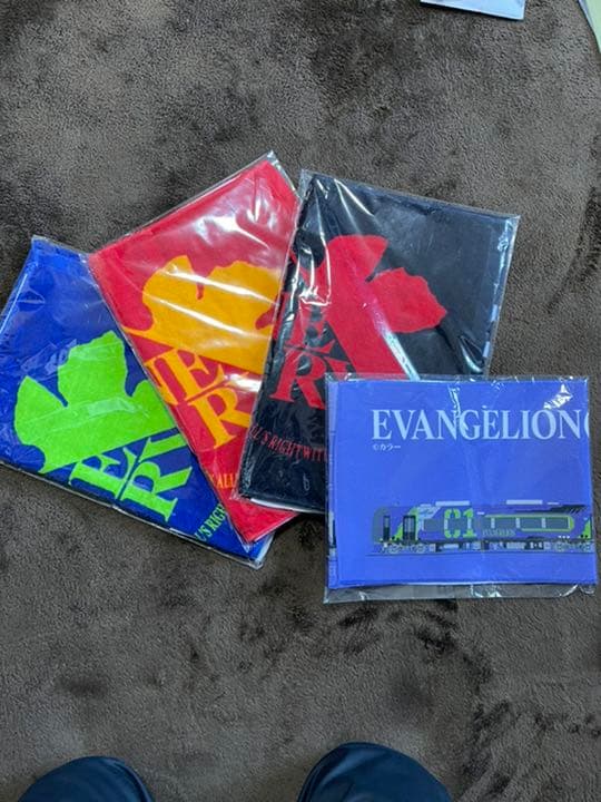 エヴァ　ネルフ　タオル　マフラータオル　セット　名鉄　ミュースカイ　東海　中京圏