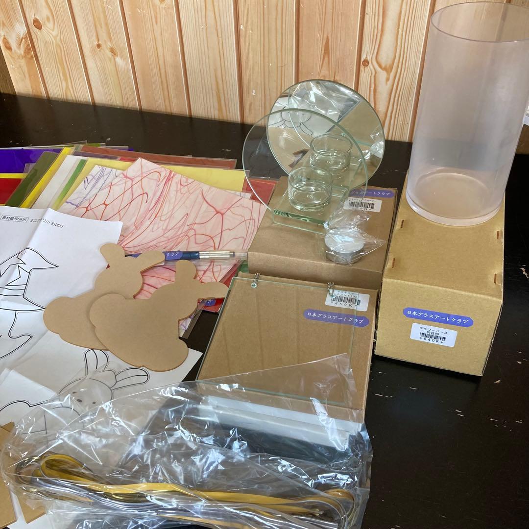 グラスアート材料まとめ売り