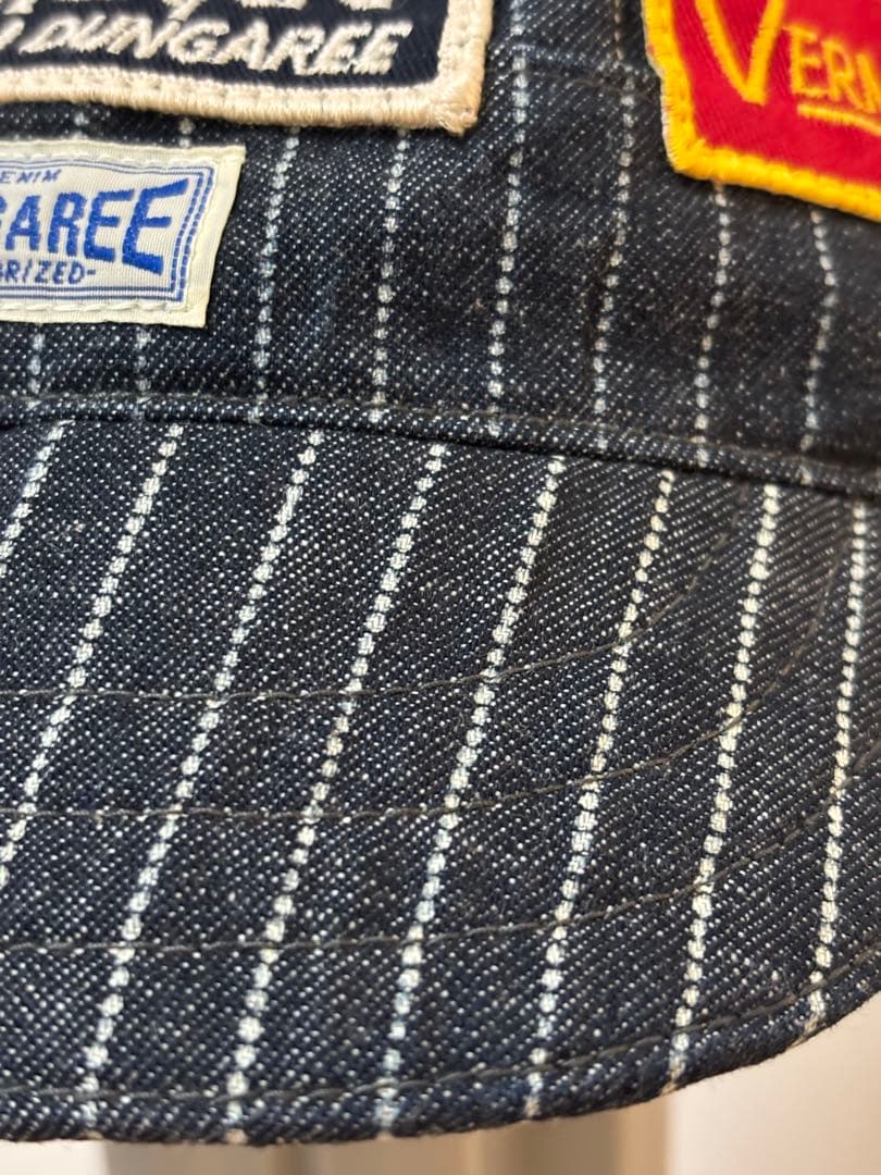 DENIM DUNGAREE ワッペン　パッチ　デニム キャップ　サイズ52