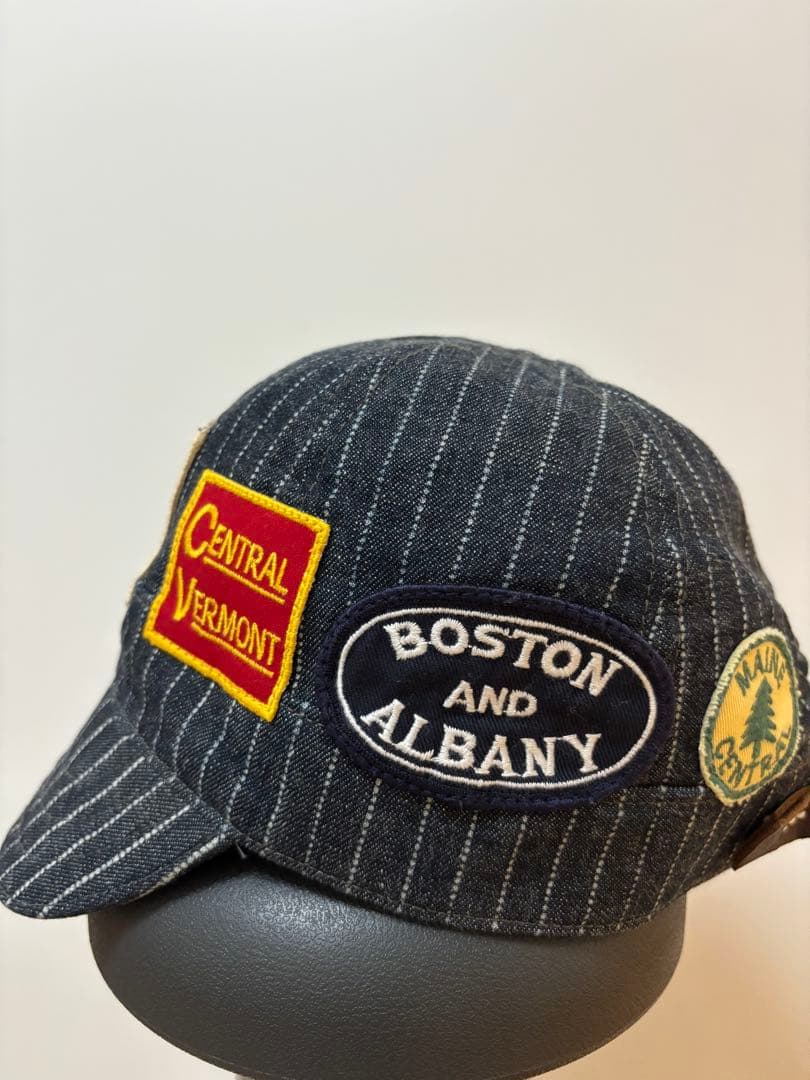 DENIM DUNGAREE ワッペン　パッチ　デニム キャップ　サイズ52